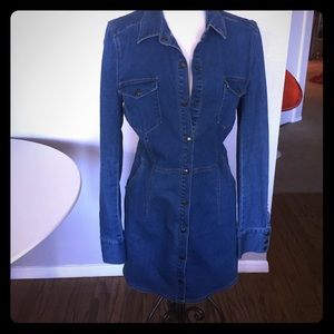 Free People Denim Mini Dress